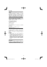 Preview for 50 page of Hitachi DS 14DSAL Handling Instructions Manual