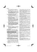 Preview for 52 page of Hitachi DS 14DSAL Handling Instructions Manual