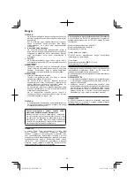 Preview for 88 page of Hitachi DS 14DSAL Handling Instructions Manual