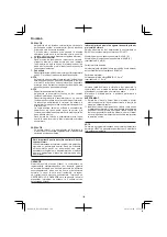 Preview for 106 page of Hitachi DS 14DSAL Handling Instructions Manual