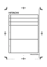 Preview for 156 page of Hitachi DS 14DSAL Handling Instructions Manual