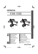 Предварительный просмотр 1 страницы Hitachi DS 14DSDL Handling Instructions Manual