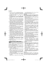 Предварительный просмотр 10 страницы Hitachi DS 14DSDL Handling Instructions Manual