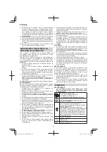 Предварительный просмотр 18 страницы Hitachi DS 14DSDL Handling Instructions Manual