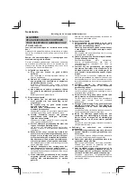 Предварительный просмотр 30 страницы Hitachi DS 14DSDL Handling Instructions Manual