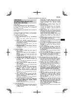 Предварительный просмотр 57 страницы Hitachi DS 14DSDL Handling Instructions Manual