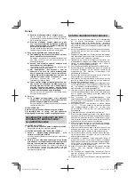 Предварительный просмотр 58 страницы Hitachi DS 14DSDL Handling Instructions Manual