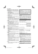 Предварительный просмотр 124 страницы Hitachi DS 14DSDL Handling Instructions Manual