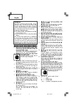 Предварительный просмотр 6 страницы Hitachi DS 14DSFL Instruction Manual