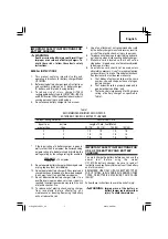 Предварительный просмотр 7 страницы Hitachi DS 14DSFL Instruction Manual