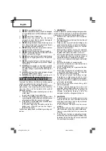 Предварительный просмотр 8 страницы Hitachi DS 14DSFL Instruction Manual