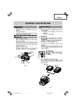 Предварительный просмотр 13 страницы Hitachi DS 14DSFL Instruction Manual