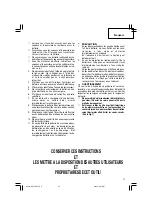 Предварительный просмотр 27 страницы Hitachi DS 14DSFL Instruction Manual