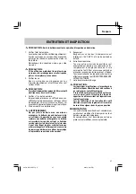 Предварительный просмотр 37 страницы Hitachi DS 14DSFL Instruction Manual