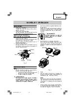 Preview for 49 page of Hitachi DS 14DSFL Instruction Manual