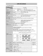 Preview for 6 page of Hitachi DS 14DSFL Technical Data And Service Manual