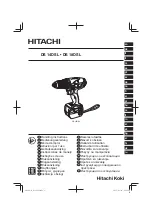 Hitachi DS 14DSL Handling Instructions Manual предпросмотр