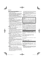 Preview for 14 page of Hitachi DS 14DSL Handling Instructions Manual