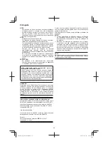 Preview for 50 page of Hitachi DS 14DSL Handling Instructions Manual