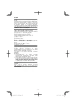 Preview for 76 page of Hitachi DS 14DSL Handling Instructions Manual