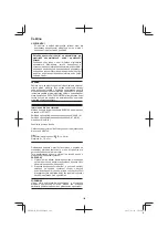 Preview for 106 page of Hitachi DS 14DSL Handling Instructions Manual