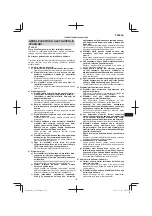 Preview for 107 page of Hitachi DS 14DSL Handling Instructions Manual