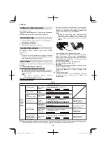 Preview for 110 page of Hitachi DS 14DSL Handling Instructions Manual