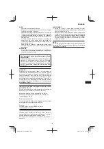 Preview for 119 page of Hitachi DS 14DSL Handling Instructions Manual