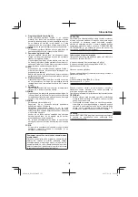 Preview for 125 page of Hitachi DS 14DSL Handling Instructions Manual