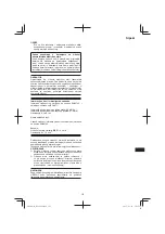 Preview for 147 page of Hitachi DS 14DSL Handling Instructions Manual