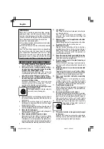 Preview for 6 page of Hitachi DS 18DBEL Safety Instructions And Instruction Manual