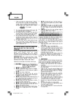 Preview for 8 page of Hitachi DS 18DBEL Safety Instructions And Instruction Manual