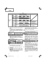 Preview for 14 page of Hitachi DS 18DBEL Safety Instructions And Instruction Manual