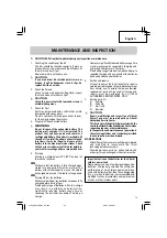 Preview for 19 page of Hitachi DS 18DBEL Safety Instructions And Instruction Manual