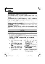 Preview for 22 page of Hitachi DS 18DBEL Safety Instructions And Instruction Manual