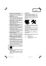 Preview for 25 page of Hitachi DS 18DBEL Safety Instructions And Instruction Manual