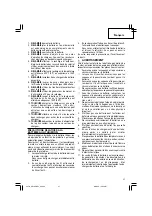 Preview for 27 page of Hitachi DS 18DBEL Safety Instructions And Instruction Manual