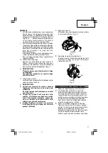 Preview for 37 page of Hitachi DS 18DBEL Safety Instructions And Instruction Manual