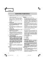 Preview for 38 page of Hitachi DS 18DBEL Safety Instructions And Instruction Manual