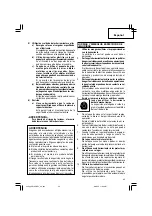 Preview for 43 page of Hitachi DS 18DBEL Safety Instructions And Instruction Manual