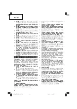 Preview for 46 page of Hitachi DS 18DBEL Safety Instructions And Instruction Manual