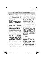 Preview for 57 page of Hitachi DS 18DBEL Safety Instructions And Instruction Manual