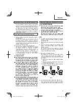 Preview for 63 page of Hitachi DS 18DBL2 Instruction Manual