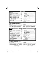 Предварительный просмотр 2 страницы Hitachi DS 18DSDL Safety Instructions And Instruction Manual