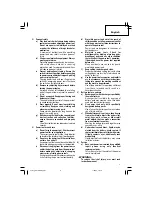 Предварительный просмотр 5 страницы Hitachi DS 18DSDL Safety Instructions And Instruction Manual