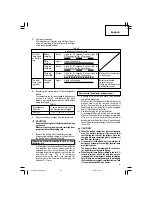 Предварительный просмотр 13 страницы Hitachi DS 18DSDL Safety Instructions And Instruction Manual