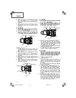 Предварительный просмотр 16 страницы Hitachi DS 18DSDL Safety Instructions And Instruction Manual