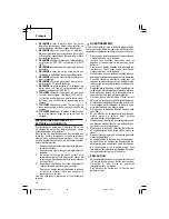 Предварительный просмотр 28 страницы Hitachi DS 18DSDL Safety Instructions And Instruction Manual