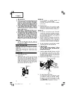 Предварительный просмотр 34 страницы Hitachi DS 18DSDL Safety Instructions And Instruction Manual