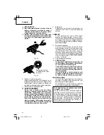 Предварительный просмотр 40 страницы Hitachi DS 18DSDL Safety Instructions And Instruction Manual